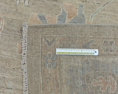 10x14 Brown Oushak Turkish Hand Knotted Soft Wool Area Rug